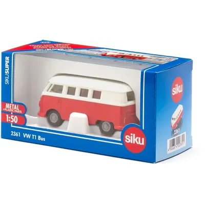 Volkswagen T1 Bus - Röd och Vit - 2361 - Siku - 1:50