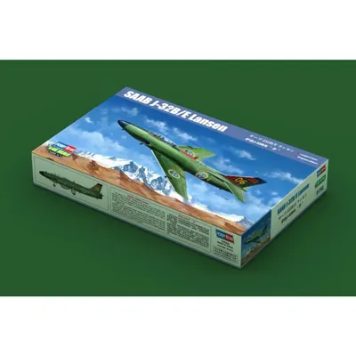 Saab J-32/E Lansen - Byggmodell - 81752 - Hobby Boss - 1:48