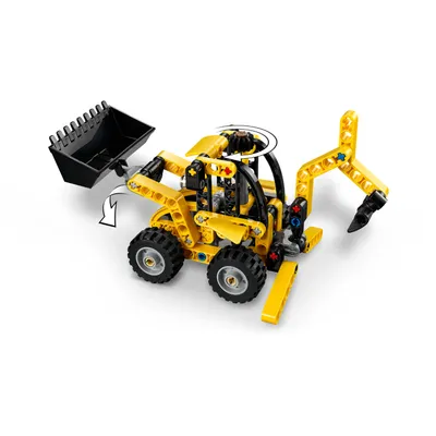 Grävlastare - Backhoe Loader - Technic - 42197 - LEGO