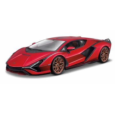 Lamborghini Sián FKP 37 - 2019 - Röd - Bburago - 1:24