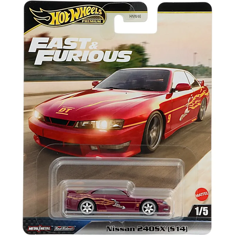 Nissan 240SX (S14) - Vinröd - Fast & Furious - Hot Wheels