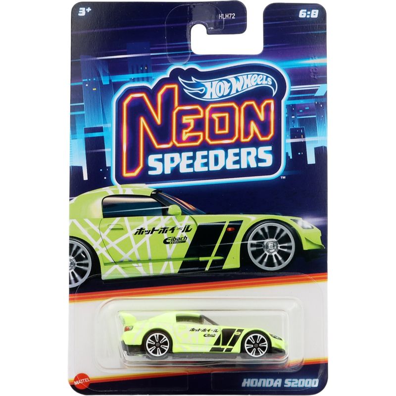Honda S2000 - Neongrön - Neon Speeders 6/8 - Hot Wheels