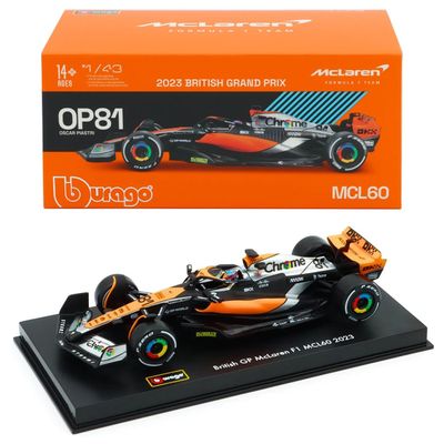 McLaren MCL60 - British GP - Oscar Piastri - Bburago - 1:43