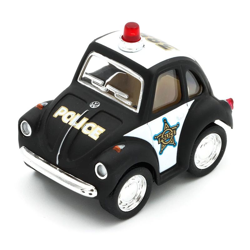 Volkswagen - Polisbil - Mini Beetle Rescue - Kinsfun - 5 cm