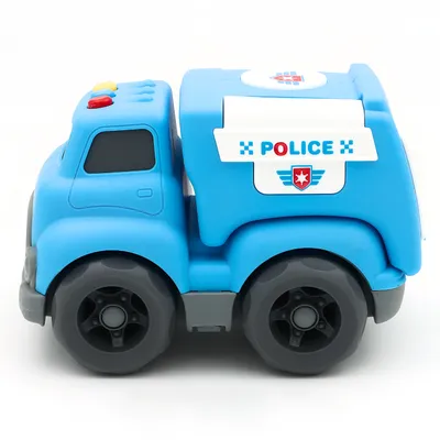 Police Truck - Ljud och Ljus - Kinetic Truck- 16 cm