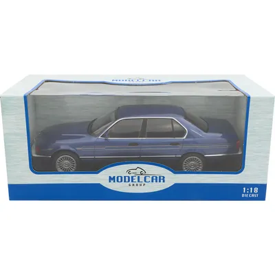 BMW E32 Alpina B11 3.5 - Mörkblå - 1992 - MCG - 1:18