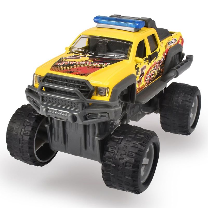 Rally Monster - Dickie Toys - Gul