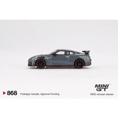 Nissan GT-R NISMO (R35) 2024 - Stealth Gray - 868 - Mini GT