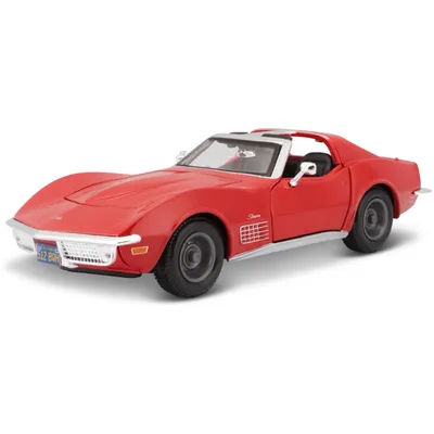 1970 Corvette - Chevrolet - Röd - Maisto - 1:24