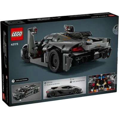 SKADAD FÖRPACKNING - Koenigsegg Jesko Absolut - Grå - 42173 - Technic - LEGO