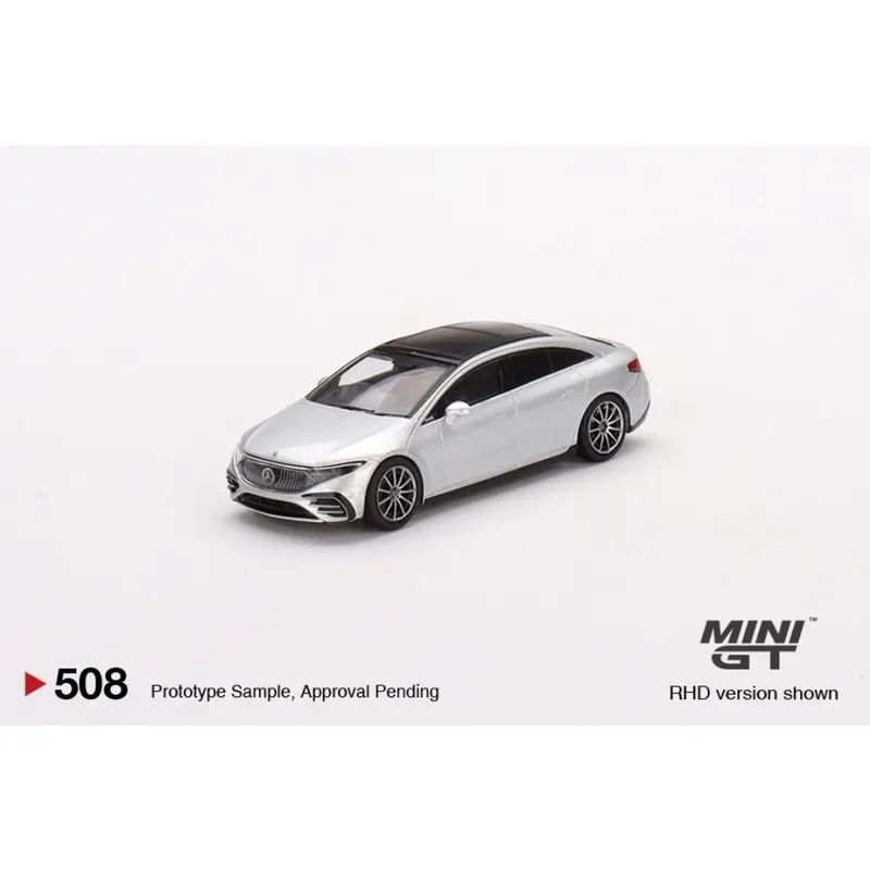 Mercedes-Benz EQS 580 4MATIC - Silver - 508 - Mini GT - 1:64