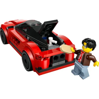 Sports Car - Röd Sportbil - City - 60448 - LEGO