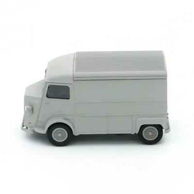 Citroën H Van - HY - Grå - Welly - 11 cm