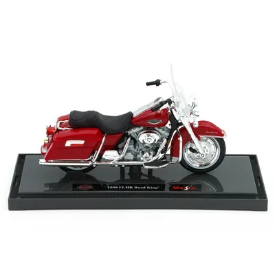 1999 FLHR Road King - Harley-Davidson - Röd - Maisto - 1:18