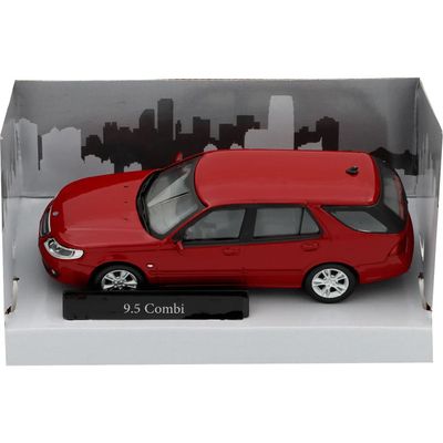Saab 9-5 Kombi - Röd - Cararama - 1:43
