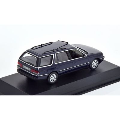 Peugeot 405 Break 1991 - Mörkblå - Norev - 1:43