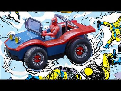 Spider-Man Buggy - Radiostyrd Bil - Jada Toys - 17 cm