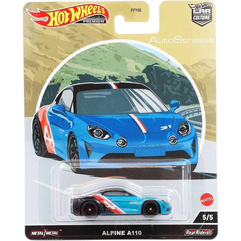 Alpine A110 - Car Culture: AutoStrasse - Blå - Hot Wheels