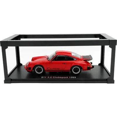 Porsche 911 3.2 Clubsport 1989 - Röd - KK-Scale - 1:18