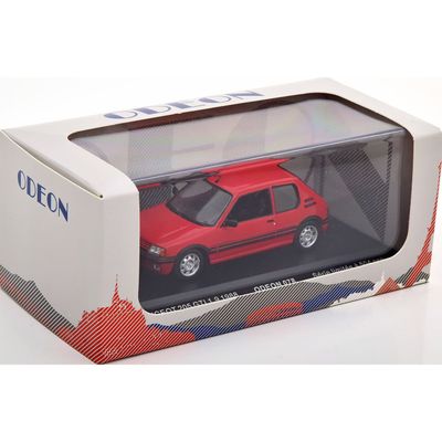 Peugeot 205 GTI 1.9 1988 - Röd - Odeon - 1:43