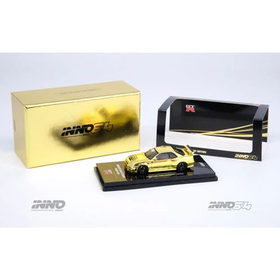 Nissan Skyline GT-R (R34) Nismo - Gold Chrome - Inno64