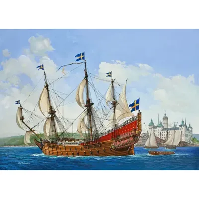 Swedish Regal Warship - Vasaskeppet - Revell - 1:150