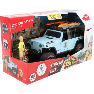 Jeep - Surfer Set - Lyd og Lys - Dickie Toys