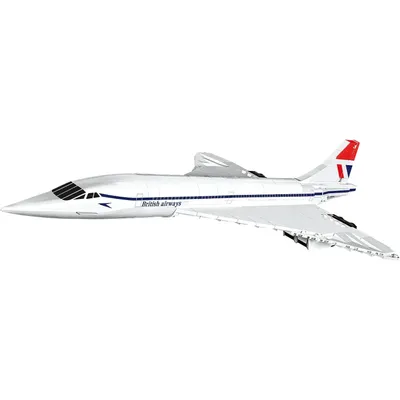 Concorde G-BBDG - British Airways - Byggklossar - 1917 - COBI - 1:95