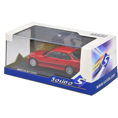 BMW E36 M3 Coupé - 1999 - Röd - Solido - 1:43