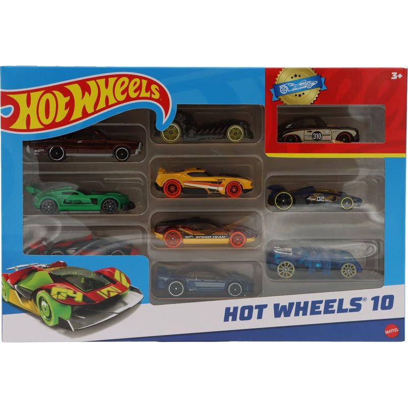 Hot Wheels 10 - Multipack med 10 leksaksbilar - Variant 1