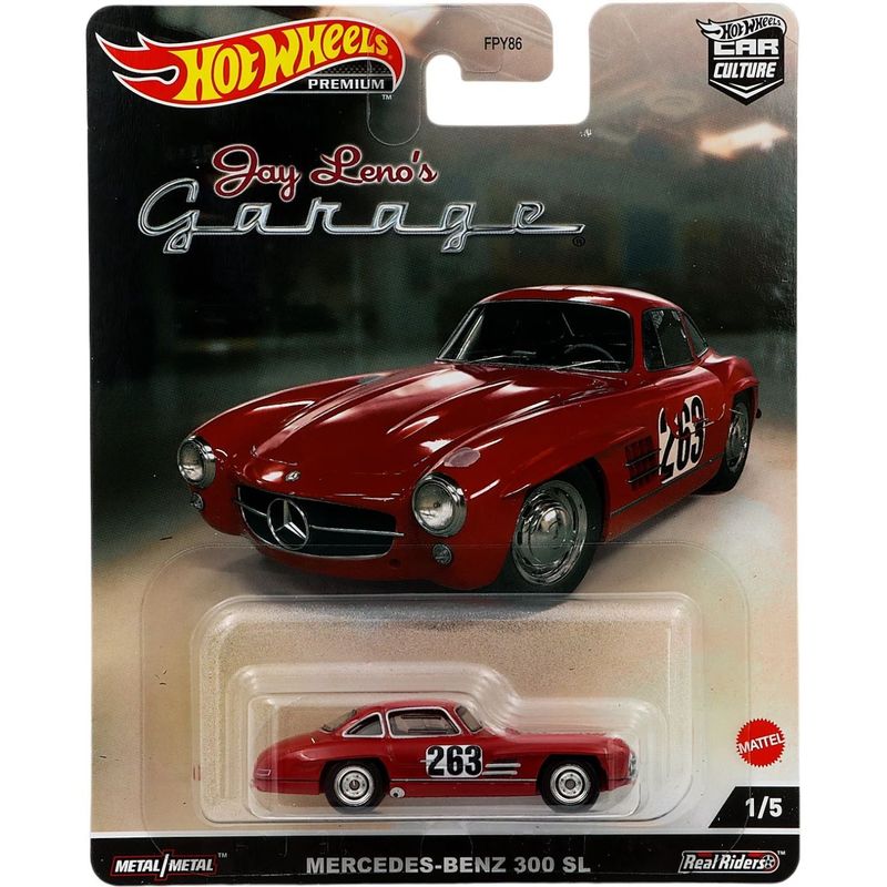 Mercedes-Benz 300 SL - Jay Leno's Garage - Röd - Hot Wheels