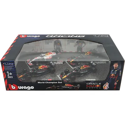 4 st Max Verstappen - F1 World Champion Set - Bburago - 1:43