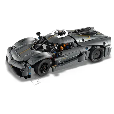 SKADAD FÖRPACKNING - Koenigsegg Jesko Absolut - Grå - 42173 - Technic - LEGO