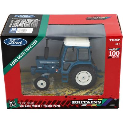 Ford 6600 - Traktor - Blå - Britains - 1:32