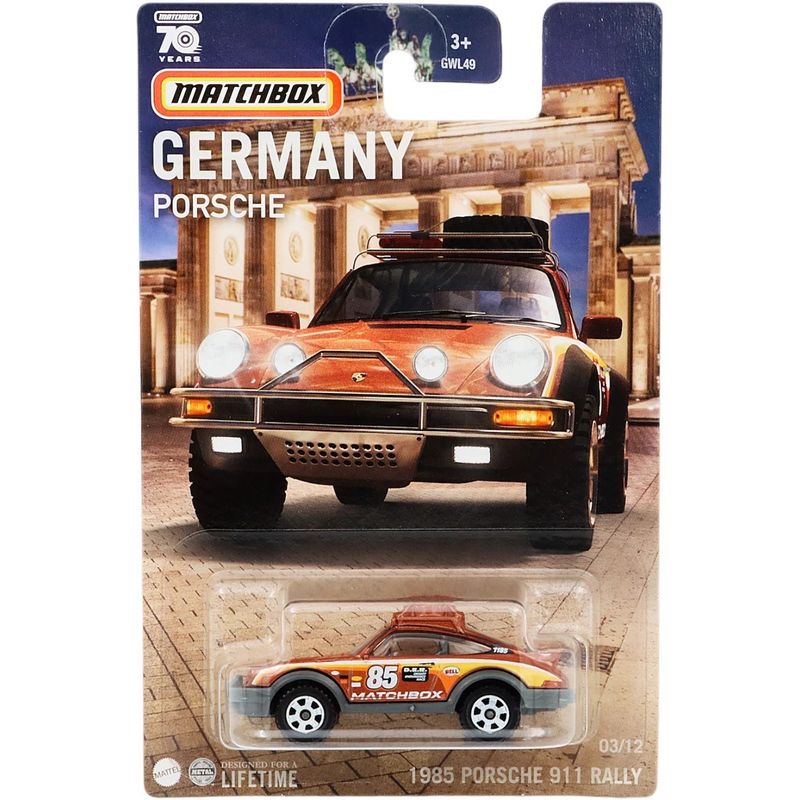 1985 Porsche 911 Rally - Brons - Germany 3/12 - Matchbox