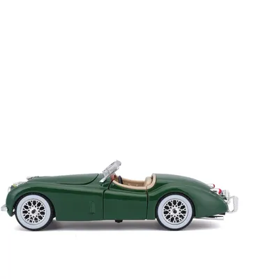 Jaguar XK 120 Roadster - 1951 - Grön - Bburago - 1:24