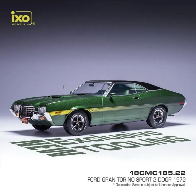 Ford Gran Torino Sport - 1972 - Grön - Ixo Models - 1:18