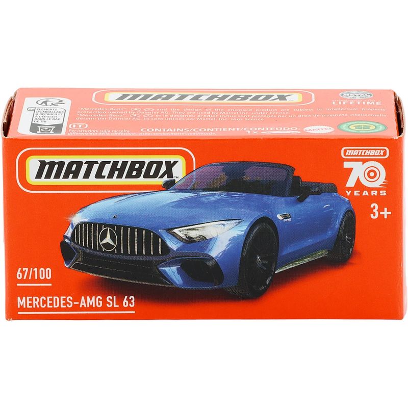 Mercedes-AMG SL 63 - Blå - Power Grab - Matchbox