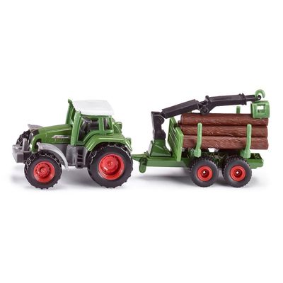 Fendt - Traktor med timmervagn - 1645 - Siku - 1:87