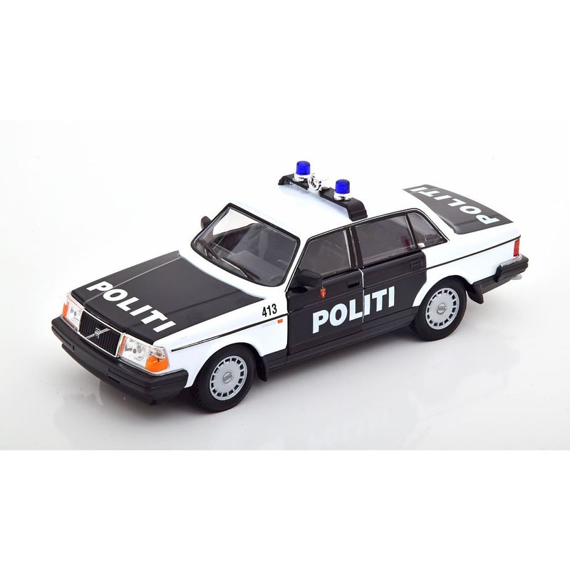 Polisbil - Volvo 240 GL - Norge - Welly 1:24