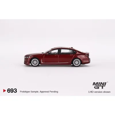 BMW Alpina B7 xDrive - Röd - 693 - Mini GT - 1:64