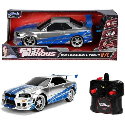 Brian's Nissan Skyline GT-R (R34) - Radiostyd - Jada - 29 cm