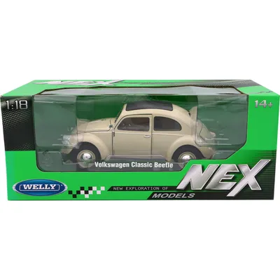 Volkswagen Classic Beetle - Beige - Welly - 1:18