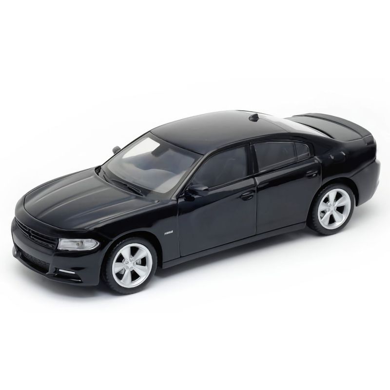 2016 Dodge Charger R/T - Svart - Welly - 1:24