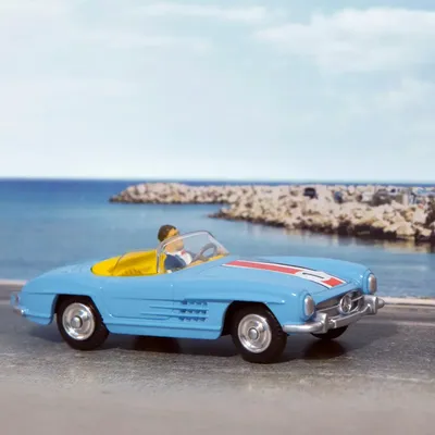 Mercedes-Benz 300 SL Roadster - 303S - Corgi Toys - 1:46