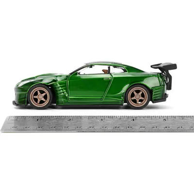 2009 Nissan GT-R (R35) Ben Sopra - Grön - Pink Slips - Jada - 13 cm