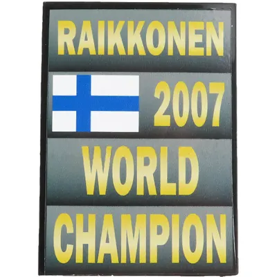 Kimi Räikkönen - Pit Board 2007 - F1 Legends - Cartrix - 1:18