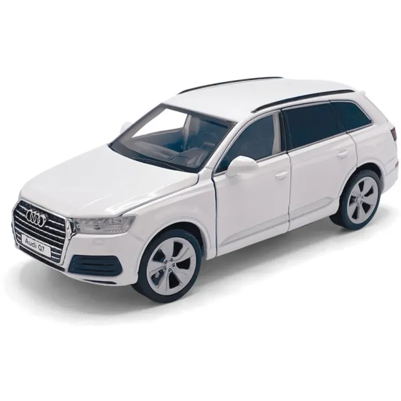 Audi Q7 45 TFSI - Vit - Ljud & Ljus - Tayumo - 1:32