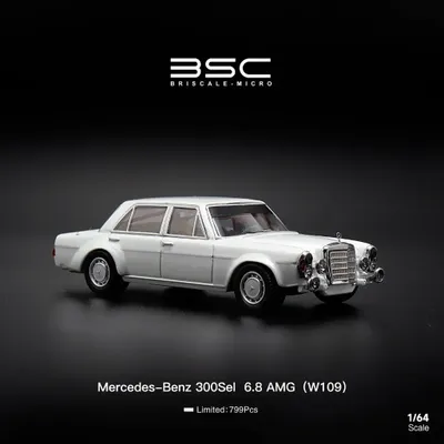 Mercedes-Benz 300 SEL 6.8 AMG (W109) - Hvid - BSC - 1:64