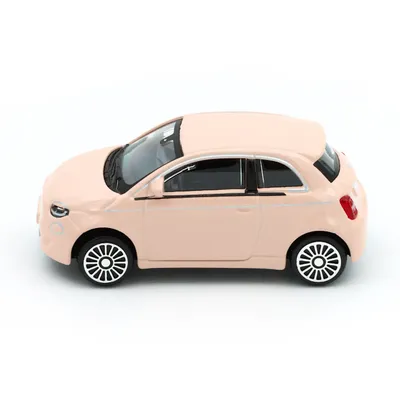 Fiat 500e - Rosa - Bburago - 9 cm